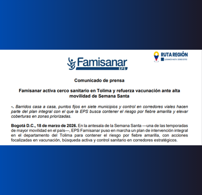 Tolima Fiebre Amarilla