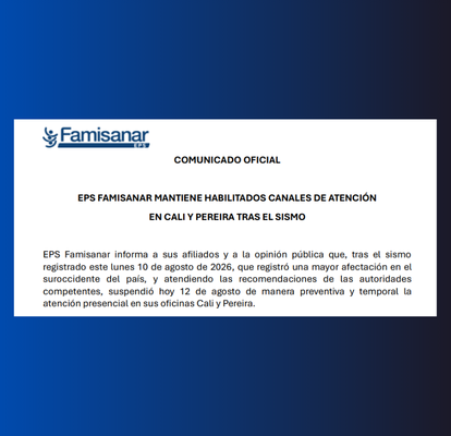 comunicado oficial