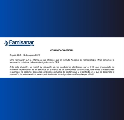 comunicado oficial