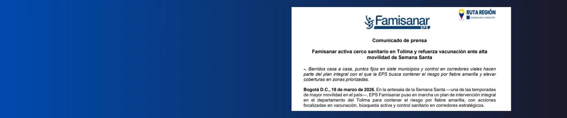 Tolima Fiebre Amarilla