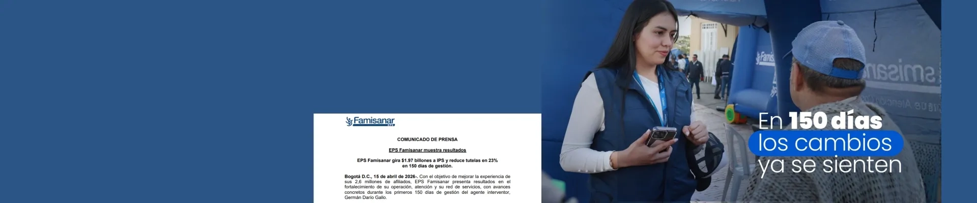 banner 150 dias de gestion